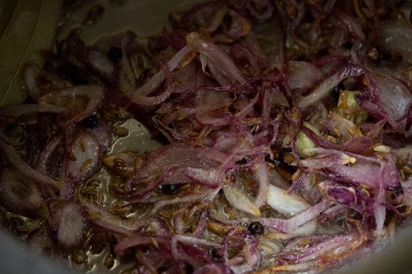 sauteing onions till light golden