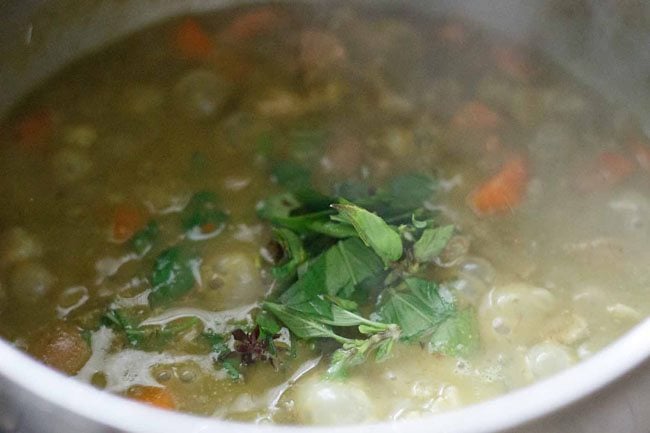 Thai green curry