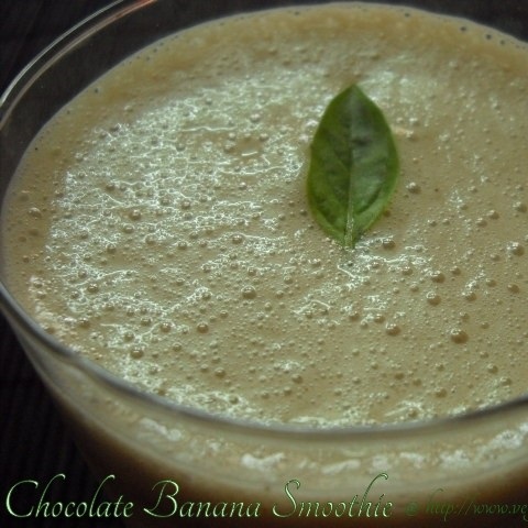 Chocolate Banana Smoothie Recipe