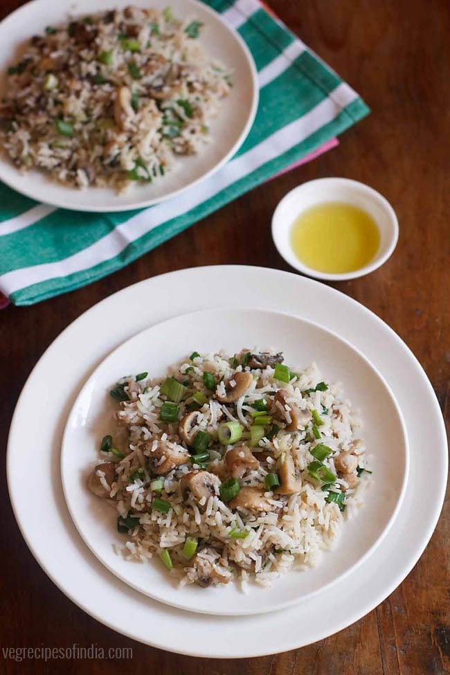 mushroom rice recipe