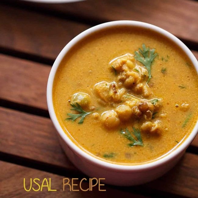 Usal Recipe | Maharashtrian Malvani Usal