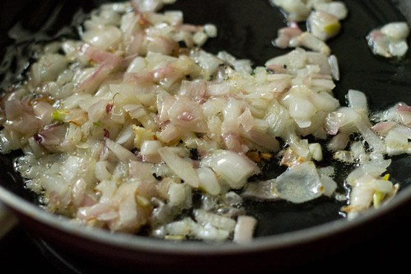 sautéing onions. 