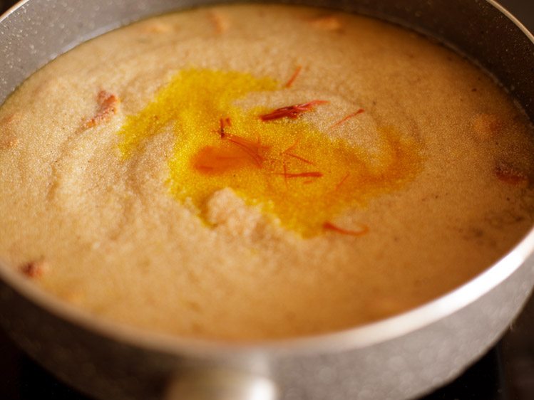 saffron sooji halwa recipe kesar suji ka halwa recipe kesari halwa