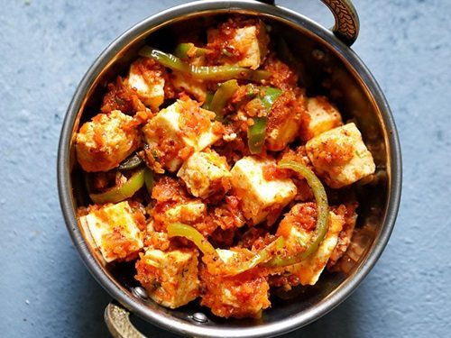 Kadai Paneer Restaurant Style Recipe