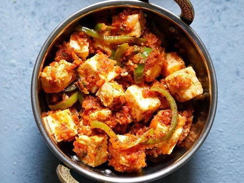 restaurant style kadai paneer recipe