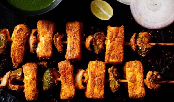 Paneer Tikka (Made in Oven or StoveTop)