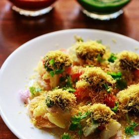 sev puri, sev puri recipe