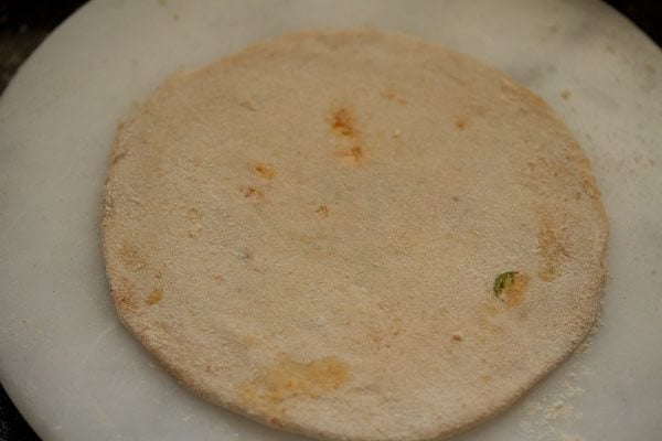 rolling gobi paratha 