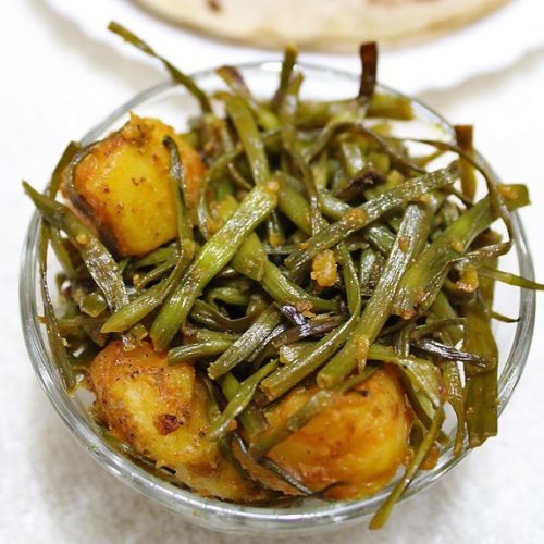 moongre ki sabzi recipe, radish pods recipe