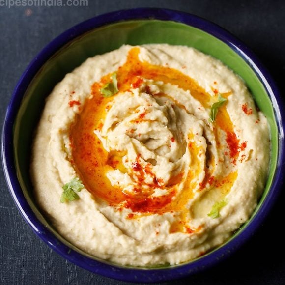 Easy Hummus Recipe (Video & Stepwise Photos) Homemade Hummus Dip
