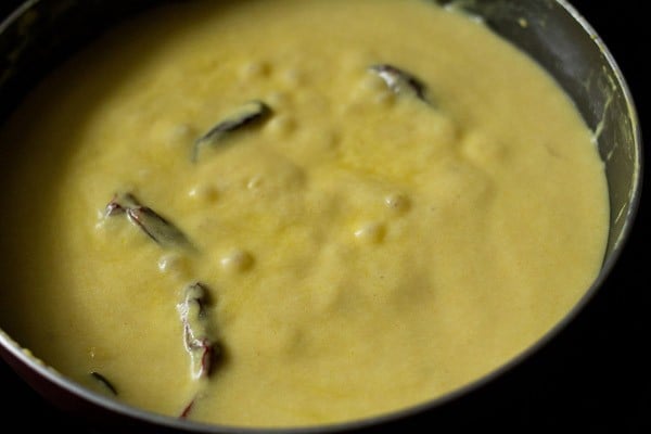 punjabi kadhi is ready