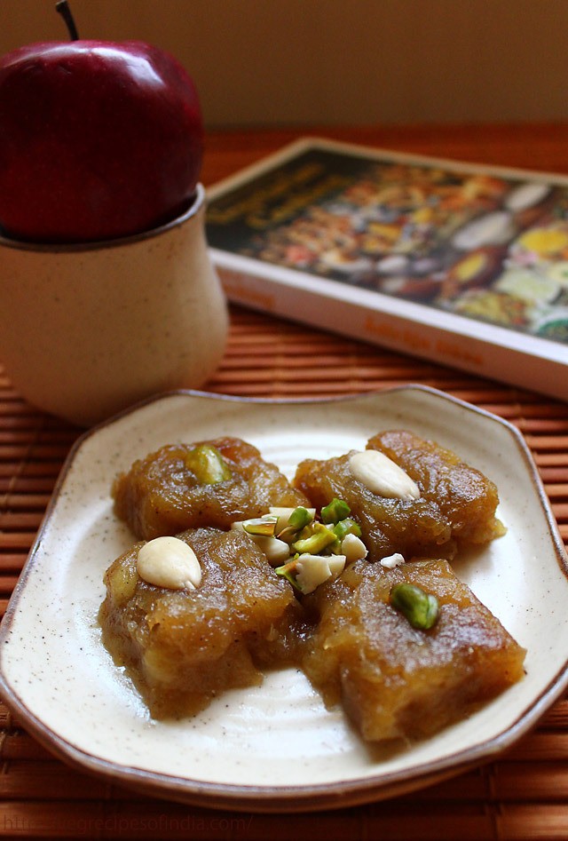 apple halwa easy apple halwa recipe with step by step photos