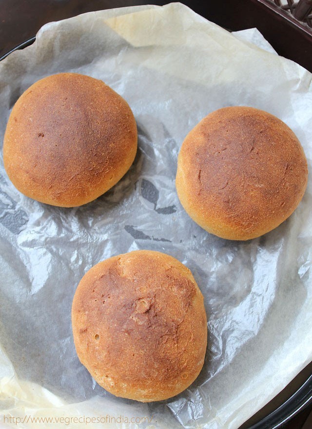 wheat flour buns for dabeli recipe. 