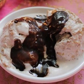 pomegranate ice cream recipe with gulkand