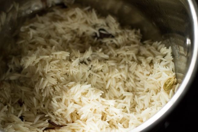 rice in pot