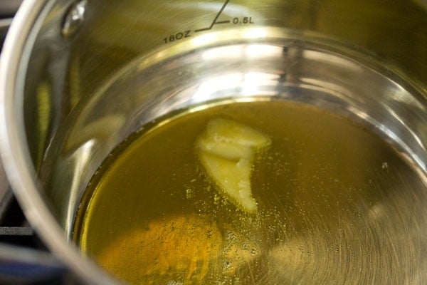 ghee in a pan