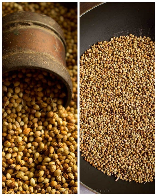 making ground coriander recipe