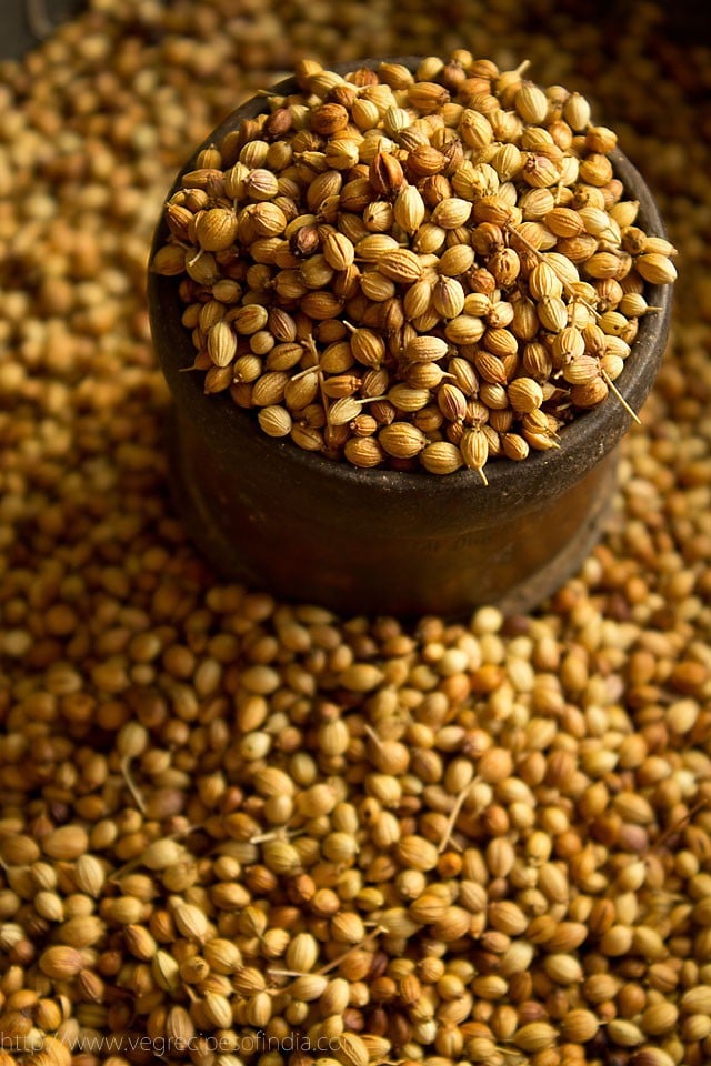 coriander seeds for coriander powder recipe