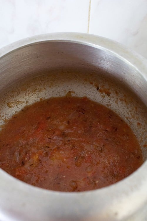 added tomato passata