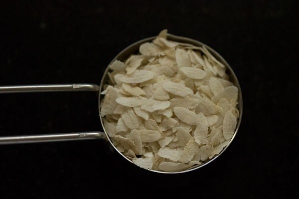 poha in a bowl