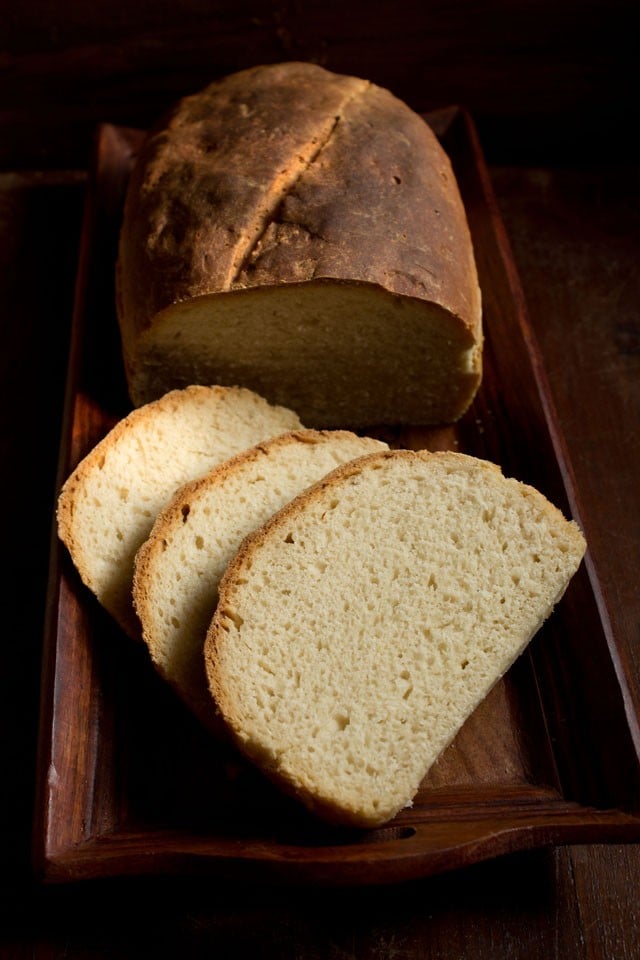 white bread recipe, how to make white bread | eggless white bread