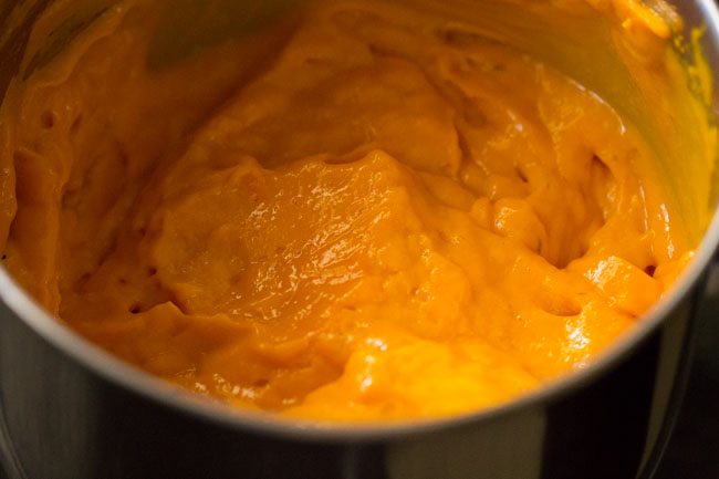 mango puree in blender