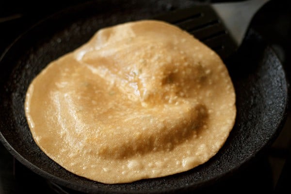 flip the paratha