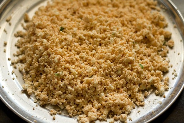 prepared paneer filling 