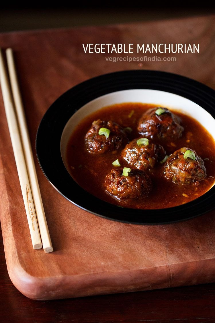 veg manchurian gravy recipe