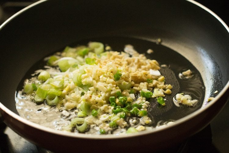 making veg manchurian gravy recipe