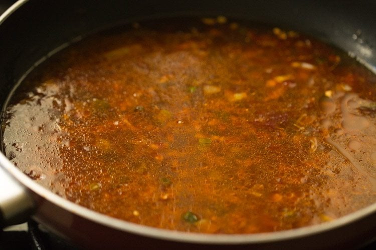 veg manchurian gravy recipe