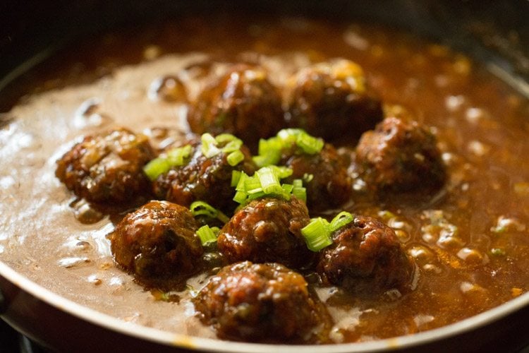 veg manchurian gravy recipe