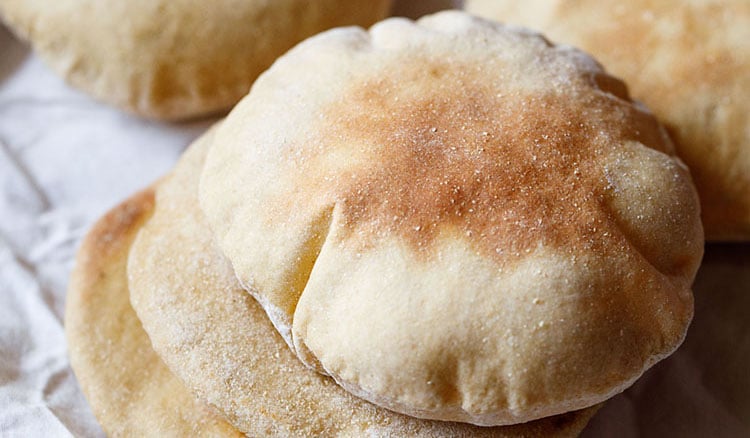 Pita Bread  Whole Wheat Pita Bread (Oven & Stovetop Method)