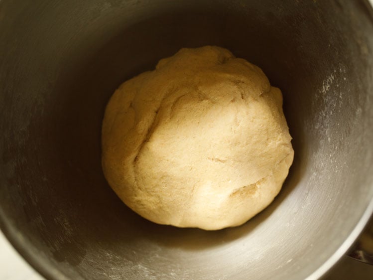 well kneaded, soft and smooth dough