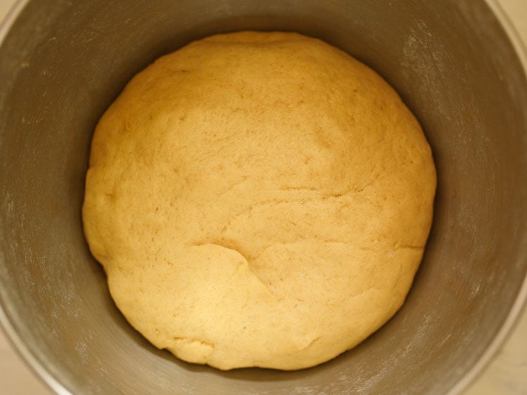 pita bread dough doubled after leavening