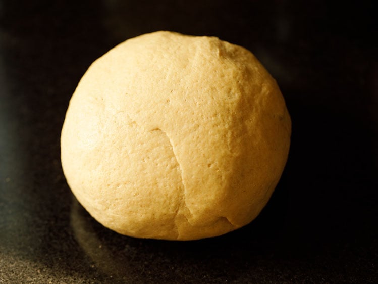 dough lightly kneaded again