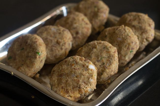 veg shammi kabab made from mixture