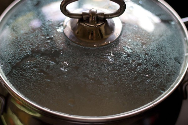 pan covered with lid