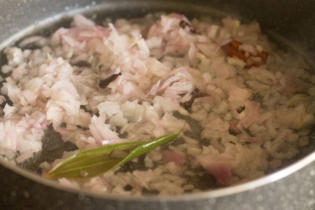 onions are becoming tender and translucent as they cook.