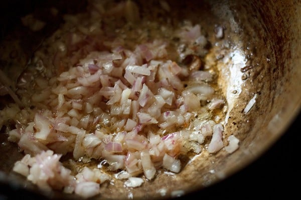 onions added in the kadai