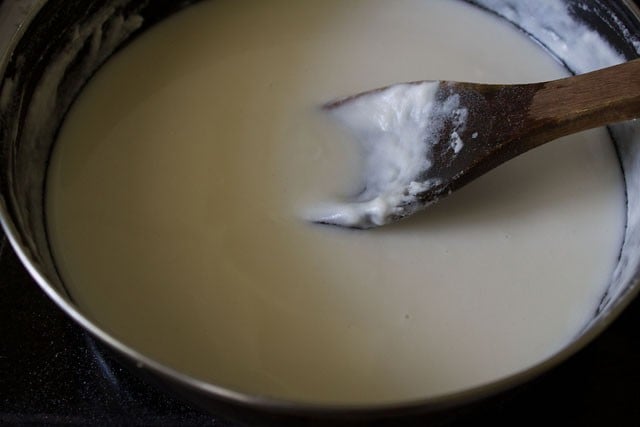 preparing batter. 