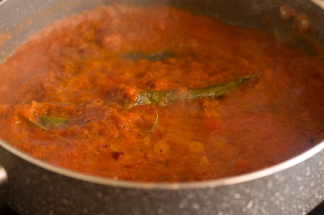 mixing spices in pan