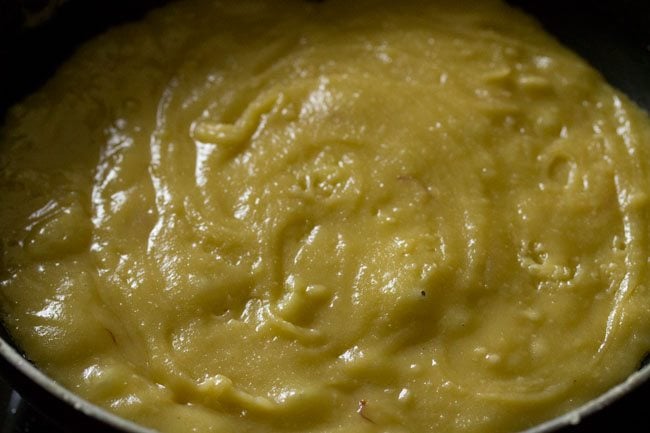 badam halwa thickening