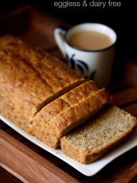 banana bread recipe, how to make eggless banana bread recipe