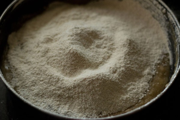 mixture for eggless banana bread recipe