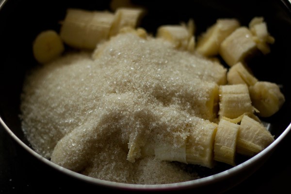 mashed bananas for banana bread recipe