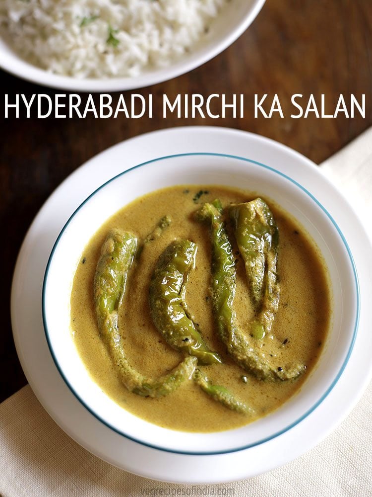 Hyderabadi mirchi ka salan recipe