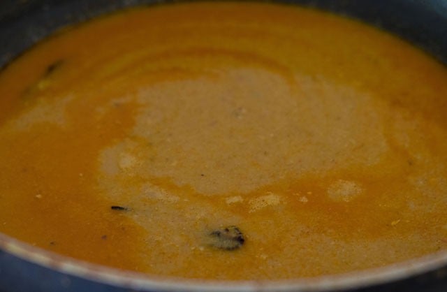 adding water to dum aloo recipe
