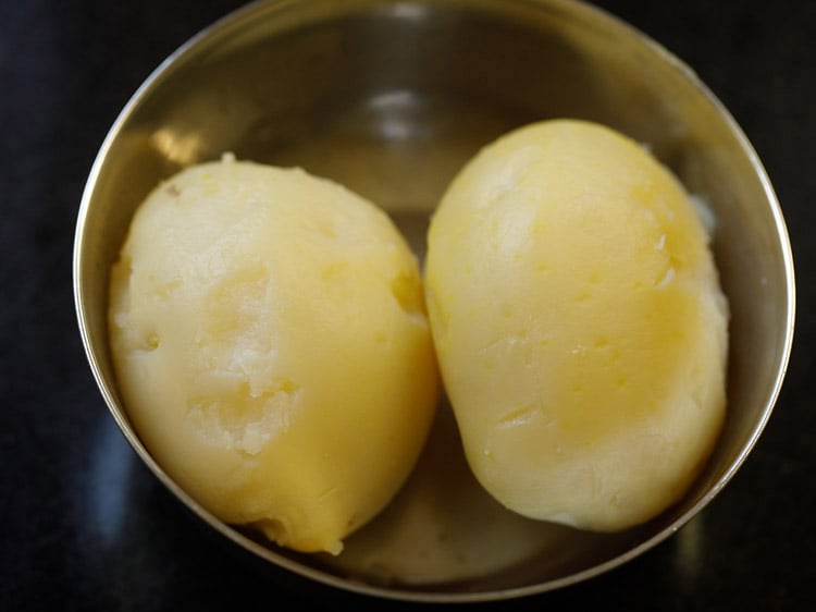 cooked potatoes in a bowl