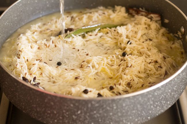 making easy jeera rice recipe